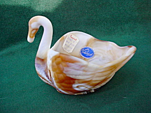 Imperial Caramel Slag Swan
