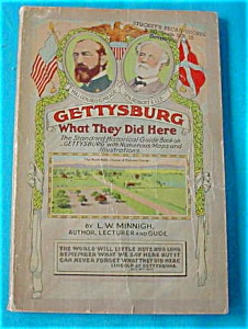 1954 Book: Gettysburg--what They Did Here