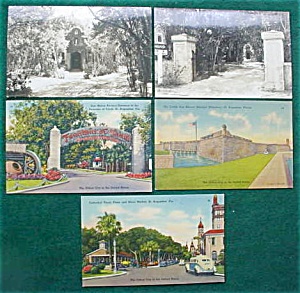 St. Augustine, Fl Postcard Collection