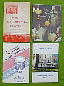 Bellaire Glass Festival Souvenir Booklets