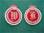 Pr. of English Military Uniform Patches