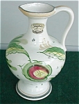 Jasba German Floral Handle Pottery Vase