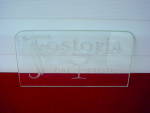 Fostoria Fine Crystal Glass Display Sign