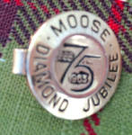 Moose Diamond Jubilee Tie Clip