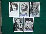 1940's Movie Actress' Postcard Collection