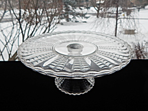 Antique Fishscale Pattern Cake Stand