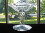 FOSTORIA SHIRLEY Etched Footed Compote