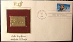 Gold Stamp Polar Explorers Adolphus W. Greely 1st day