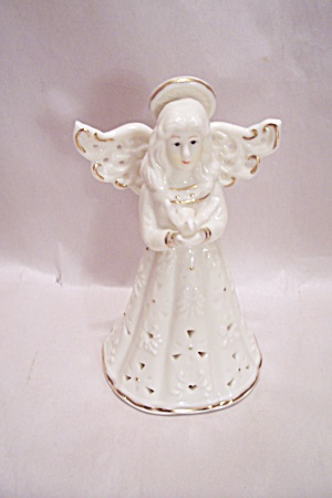 White Porcelain Angel Bell