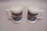 Louisiana Souvenir Porcelain Salt & Pepper Shaker Set