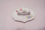 White Porcelain Decorative Butterfly Decorated Dish