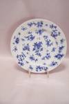 Flow Blue Style China Dinner Plate
