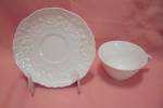 Pope Gosser Rose Point China Cup & Saucer Set
