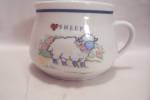 Porcelain I Love Sheep Novelty Mug