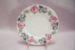 K. T. & K Fine China Rose Decorated Lunch Plate