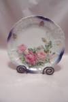 Rose Decorated German Collector Plate