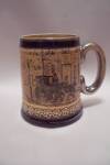 Occupied Japan Colonial Motif Porcelain Mug