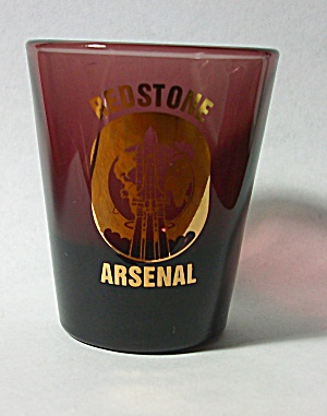 Vintage Amehhys Redstone Arsenal Shot Glass