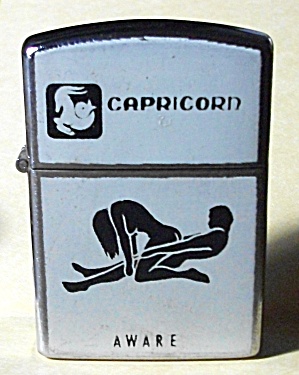 Vintage 1960`s Nesor Japan Xxx Capricorn Aware Lighter