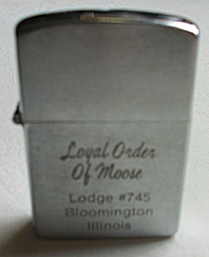 Vintage Pocket Lighter Adv. Loyal Order Of Moose