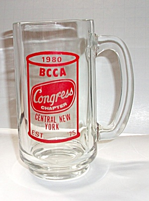 Vintage 1980`s Beer Can Logo Bcca Mug Congress Chapter