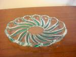 Vintage Mikasa Candy Dish - Green Swirl - Peppermint