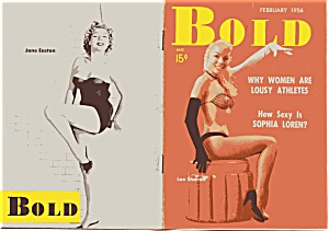 Vintage 'bold' Magazine February 1956