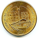 Vintage Seattle World's Fair 1962  medallion