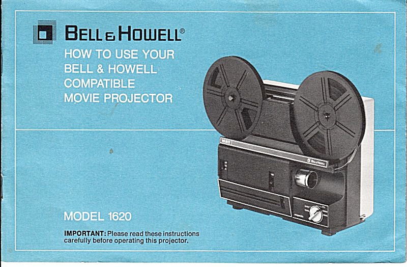 B&h Movie Projector Mod 1620 - Downloadable E-manual