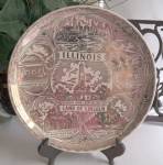 1960s 9 inch Illinois State Plate