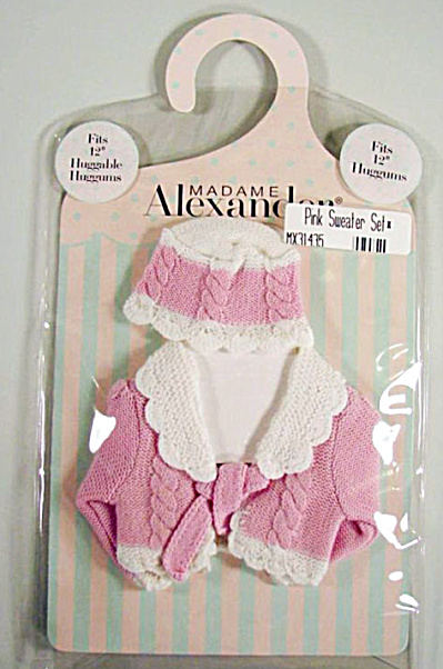 Madame Alexander 12 Inch Huggums Doll Pink Sweater Set 2002