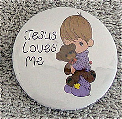 Precious Moments Jesus Loves Me Boy Magnet (Image1)