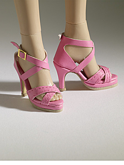 Tonner Nu Mood Pink Sandal High Heel 2 Doll Shoes 2012