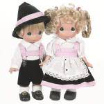 Precious Moments Gretchen and Gunther of Germany Dolls