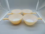 Fire King Lusterware Onion Soup Bowls Set of 4