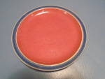 Denby Harlequin Red Blue Salad Plates 