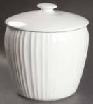 Corning Ware French White Covered Sugar Canister 