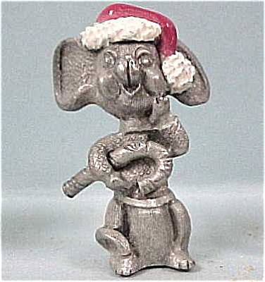 Pewter Miniature Christmas Mouse