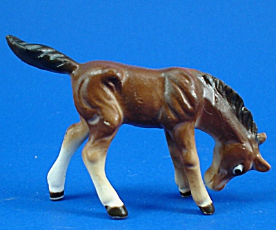 Miniature Bone China Horse Foal