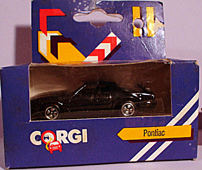 1980s Corgi Jr. Black Pontiac