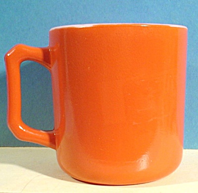 Hazel Atlas Orange Mug