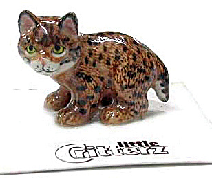 Little Critterz Lc103 Bobcat Kitten 'whiskers'