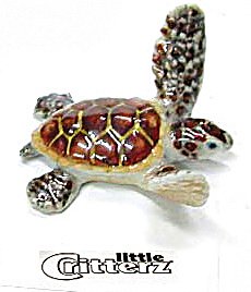 Little Critterz Lc205 Sea Turtle 'captain Deep'