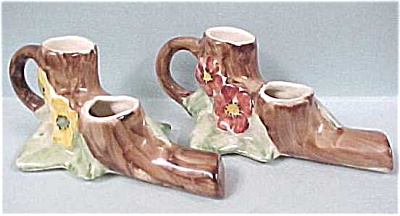 1950s Elbee Art Candle Holders? Pottery
