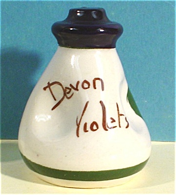 Pottery Devon Violets Bottle