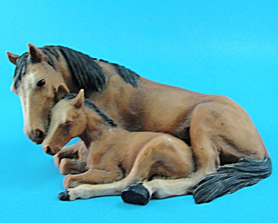 Castagna Lying Mare And Foal