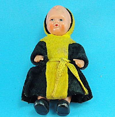 Vintage Dollhouse Scale Child Doll