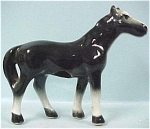 1940s Small Black US Pottery Horse