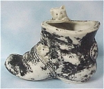 1920s Japan Bisque Cat and Mouse on Shoe