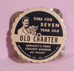 1950s Advertising Old Charter Bourbon Calendar